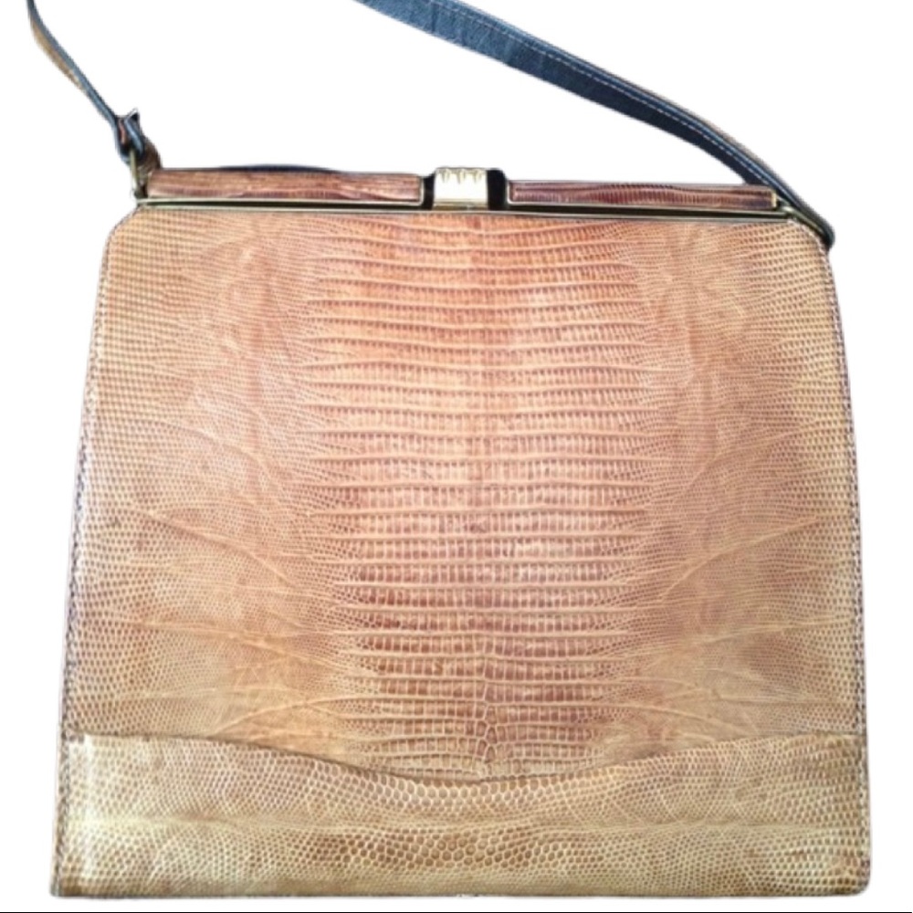 Vintage REAL Snakeskin Handbag